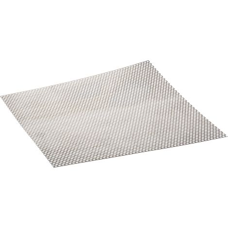 Feuille d'acier perforée 500mm x 500mm x 0.55mm ( Prix pour Paquet de 2 ) (1/2)