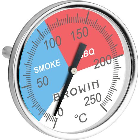 Termometro per affumicatore e barbecue 0-250 °C