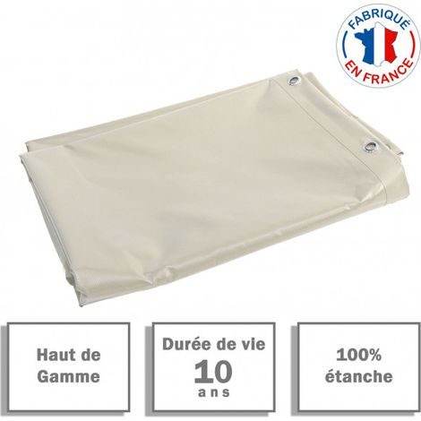 Plane PVC Pergola 680 Gr/M² TECPLAST Elfenbein 3 x 2.5 m - PR1444
