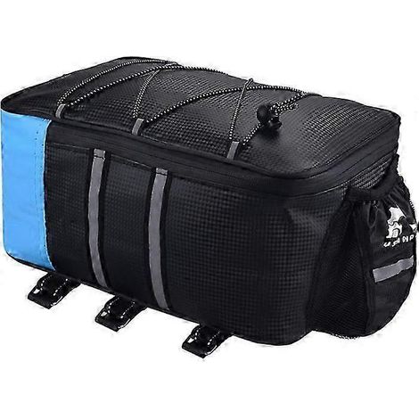 Sacoche arrière réfléchissante pour vélo, sacoche isotherme de 7 litres, sac cargo avec bandes réfléchissantes, T-shirt/climatiseur pour vélo de plein air (1/5)