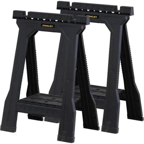 Stanley Junior Faltbare Sägeböcke Grau Robust 362 kg