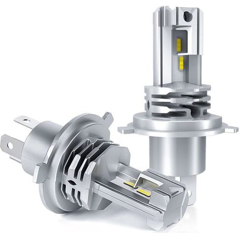 Ampoule H4 LED, Blanc pour Voiture de 24V Hi/Lo Beam Kit d'ampoule Phare de Conversion(2 Pcs) (1/4)