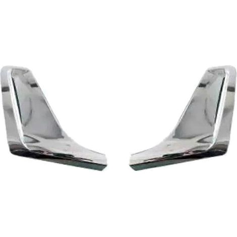 panneaux de conduit d'air latéraux chromés pour BMW Série 7 G12 (2016-2019) 51137347377 51747347378 (1/5)