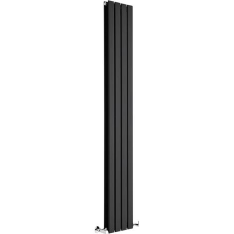 Radiateur Design Delta - Vertical Noir 178 cm x 28 cm x 5.8 cm 882 Watts