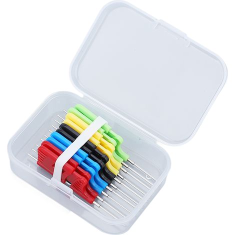 Set mit 10 SMD-IC-Testklemmen mit doppelten Feinhaken für Wartungszwecke (1/5)