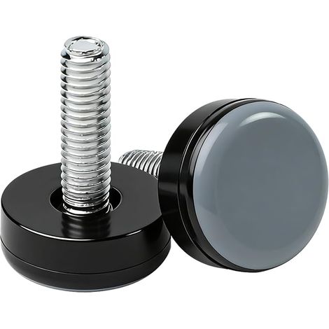 24 x Sliding Feet with M6 Thread Diameter 20 mm Height Adjustable Feet for Chairs, Tables, Furniture, Floors (1/5)