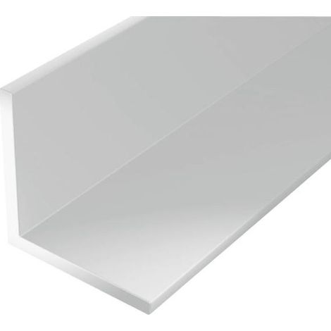 ALBERTS Winkelprofil, gleichsch., PVC weiß, LxBxHxS 1000 x 10 x 10 x 1 mm
