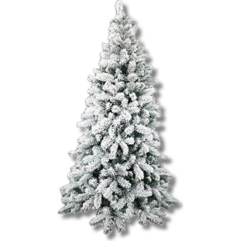 Albero di natale innevato con rami in pvc Marmolada - H150 cm