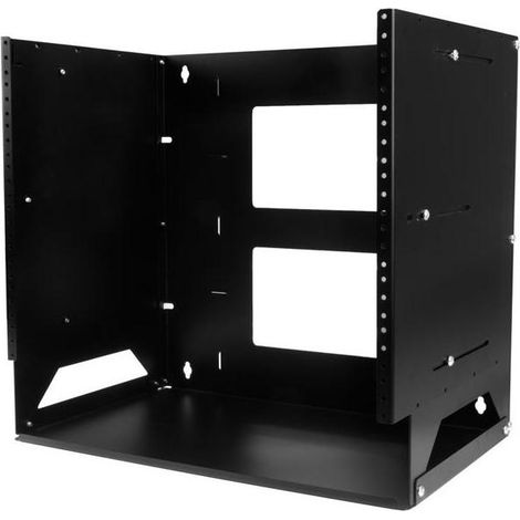 StarTech.com WALLSHELF8U armario rack Bastidor de pared Negro