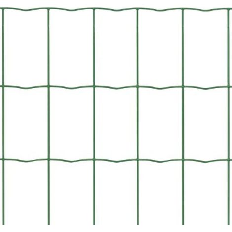 Recinplast Metallzaun 100 cm hoch, 10 m lang, grün