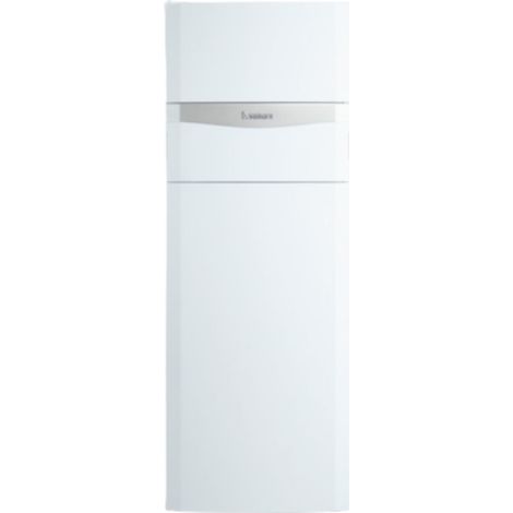 Vaillant – Chaudière gaz à condensation au sol 30 kW – Ballon stratifié 150L – Installation ergonomique – Économie d'énergie A