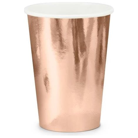Vasos, oro rosa, 220 ml (1 paquete / 6 unidades). (1/4)