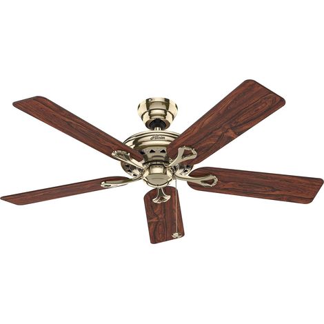 Ceiling Fan Savoy Polished Brass