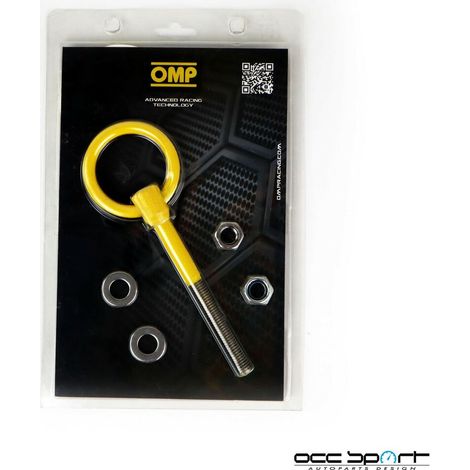 Enganche para remolques OMP M10 50mm Amarillo 8027280004841 S3706625 OMP (1/2)