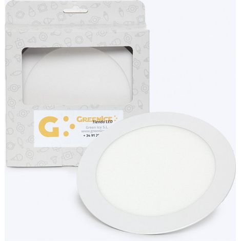 Placa LED 12W 805Lm 2700ºK Circular Estuche Personalizado 40.000H [HO-PLCIR-12W-WW-EP02]