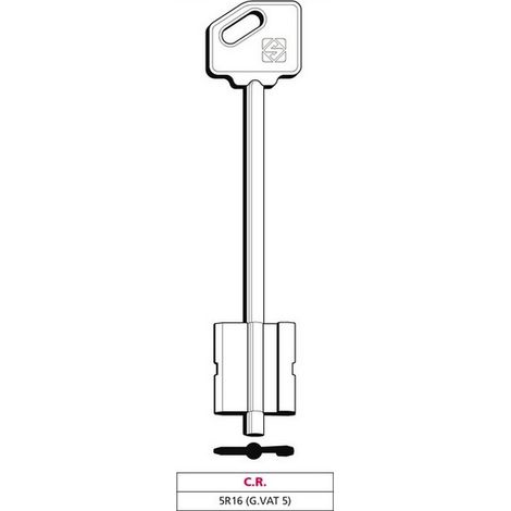 5PZ CHIAVE A DOPPIA MAPPA 5R16 (G. VAT 5) C.R.