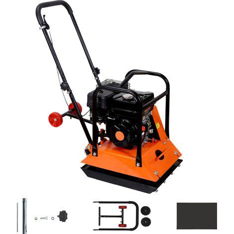 Mophorn Compattatore a Piastra Vibrante a Benzina, Ideale per Pavimentazioni, Paesaggistica e Asfalto, Motore 212 CC 6400 giri/min, Area di Compattazione 53x40 cm (1/5)