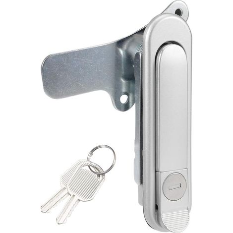 Electric cabinet door camera lock, suitable for 0.12-inch (3mm) thick panels, pull-type with keys, AB302-1 (1/4)