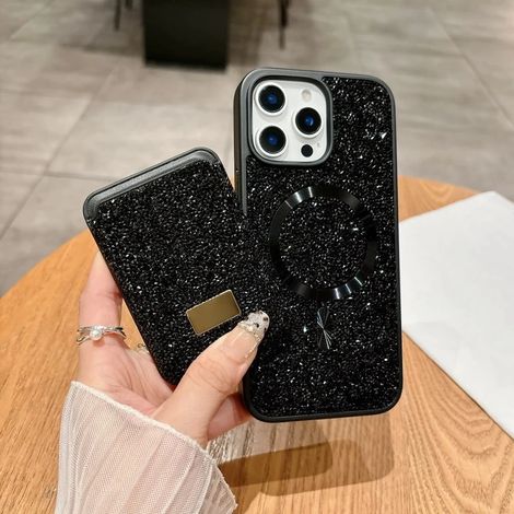 (Noir, iPhone 12 Pro) Coque rigide magnétique respirante et antichoc