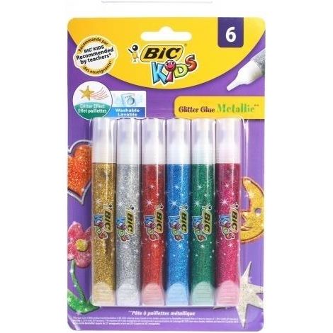 Glitzerkleber-Mischung aus 6 Farben von BIC