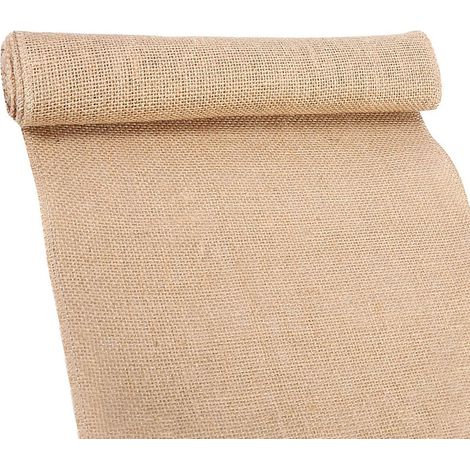 Ruban de jute naturel brut pour décoration rustique mariage fête maison 30x200cm (1/5)