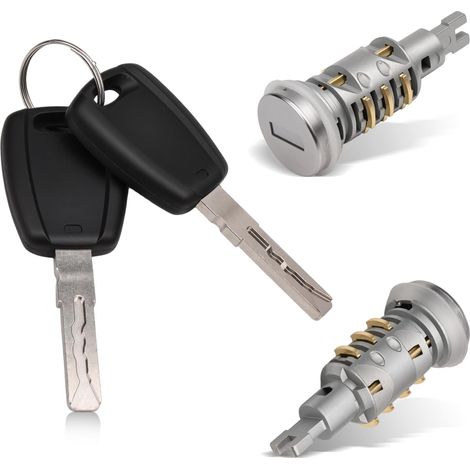 Lot de 2 cylindres de serrure avant gauche pour porte conducteur avec 2 clés pour (1/5)