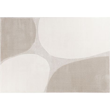 Tappeto rettangolare beige 160 x 230 cm LUMA (1/2)