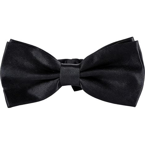 Papillon nero universale da uomo – Elegante accessorio di moda per adulti e bambini  Classico e alla moda