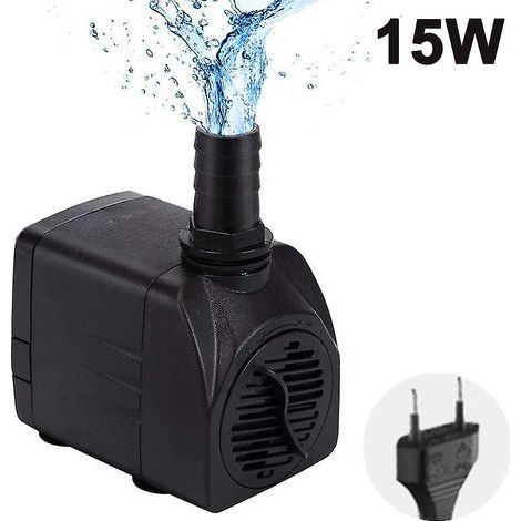 Bomba sumergible, bomba de agua ultra silenciosa con bomba para fuente y 1,5 metros (1/5)