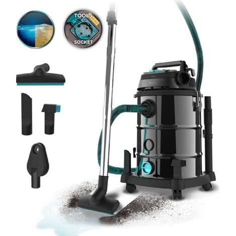 Cecotec Nass- und Trockenstaubsauger Conga Rockstar Wet & Dry Steel Pro Tool