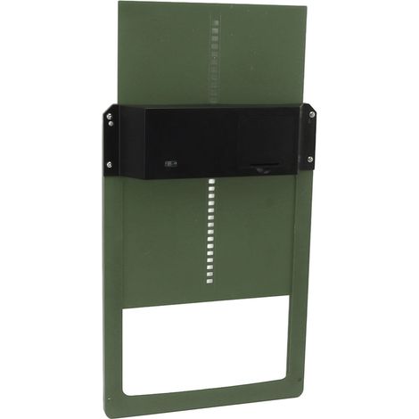 Automatischer Türöffner für Hühnerställe aus Kunststoff mit Lichtsensor, leicht, grün (1/5)