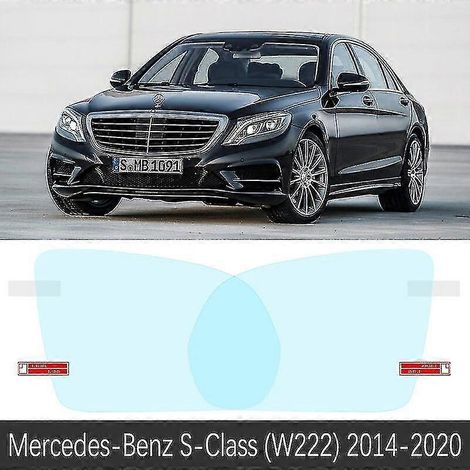 Film de protection pour rétroviseur intérieur Mercedes-Benz Classe S W220 W221 W222 (1999-2020) - Accessoires autocollants anti-buée et imperméables - Classe S (W222) 2014-2020 (1/5)