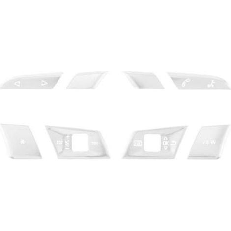 Autocollants pour boutons de volant et décoration de cadre de volant à paillettes pour Audi A3, A4 et A5 (2021)-AquaForge (1/4)
