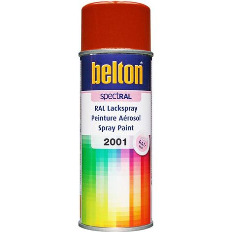 Peinture - AUTO K - RAL 2001 - Orange Rouge - Mat - 400 ml