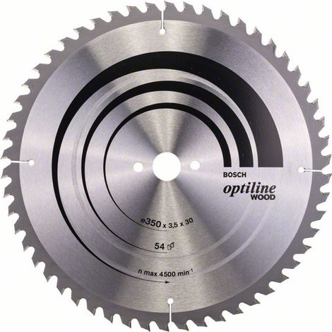 Bosch PRO Wood Kreissägeblatt, 350 x 3,5 x 30 mm, T54 (1/10)