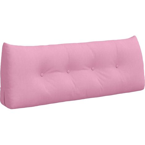 Back Pillow Pink 120 x 24 x 50 cm Fabric vidaXL