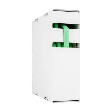 HONGSHANG 211164242 GUAINA TERMICA SENZA COLLA VERDE 6,40 MM 3,20 MM TASSO DI RESISTENZA:2:1 10 M