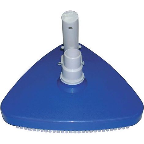 Cabezal de cepillo triangular para piscina
