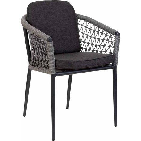 Silla de cuerda gris 57x62x79 (1/5)