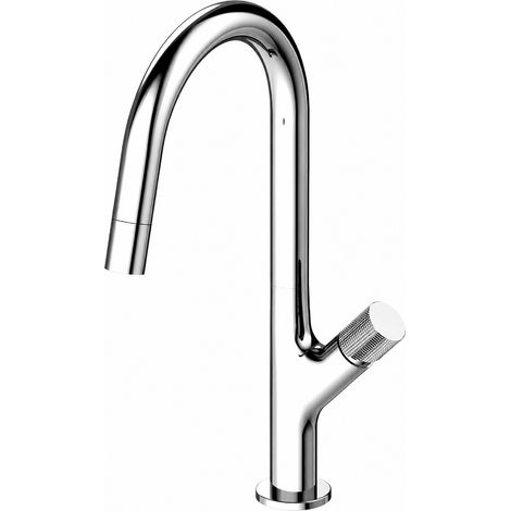 Mitigeur d'évier de cuisine avec douche à 2 jets Paini Cox Grip 7GCR591FU2 Chromé (1/2)