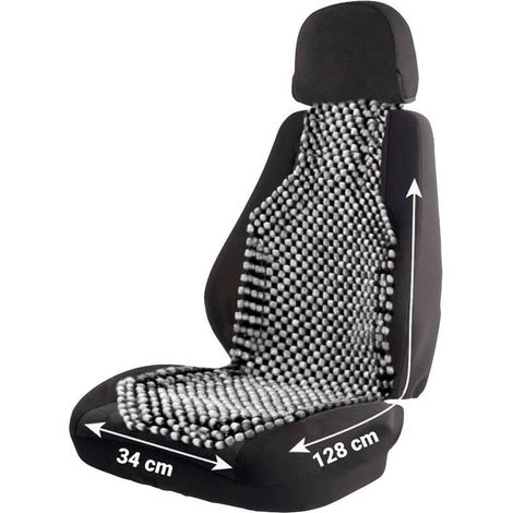 [GEBRAUCHT] B-Ware HP Autozubehör Kühlsitzauflage Massagefunktion Holzkugel Anthrazit 123x36.5cm (1/2)