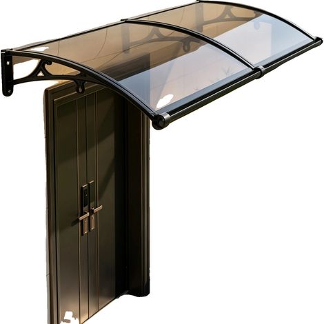 Tenda parasole in lega di alluminio, portata massima 200 kg, dimensioni 200 cm x 60 cm, resistenza alla temperatura da -35 °C a 120 °C, design impermeabile. (1/5)