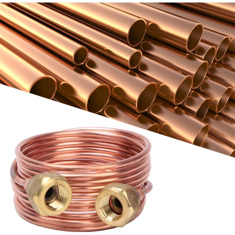 Tuyau capillaire flexible en cuivre 2.8 mm G1/4" composants frigorifiques (2000 mm) (1/5)