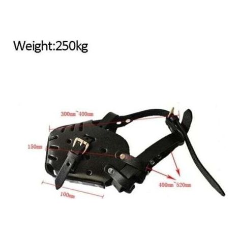 VURAHOME - Anti-Biss-Maulkorb für Hunde, XU, Leder, Größe Medium/Large, für Deutsche Schäferhunde/Dobermänner - (1/3)