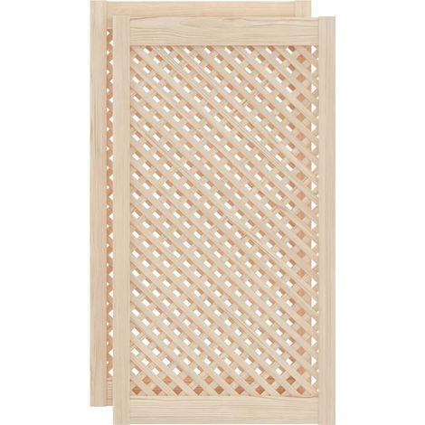 Maison Exclusive - Ante con Design a Reticolo 2 pz 49,5x99 cm in Legno di Pino