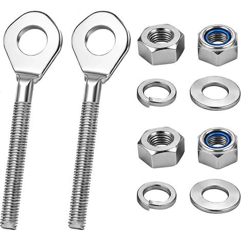 Lot de 2 tendeurs de chaîne de 13 mm pour quad/moto tout-terrain (compatibles avec les modèles Buyang, TaoTao et Kazuma de 110 cc, 125 cc et 250 cc). (1/5)