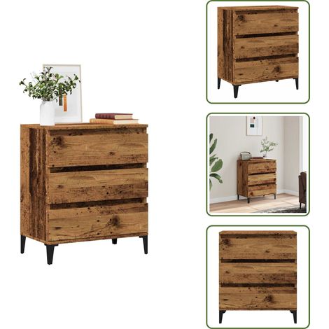 Sideboard Altholz-Optik 60x35x70 cm Holzwerkstoff - Sideboard - Sideboards - Schrank - Lagerschrank (1/5)