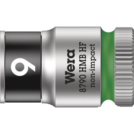 WERA Zyklop-Steckschlüsseleinsatz 3/8" 8790 HMB HF 9,0 mm, Haltefunktion