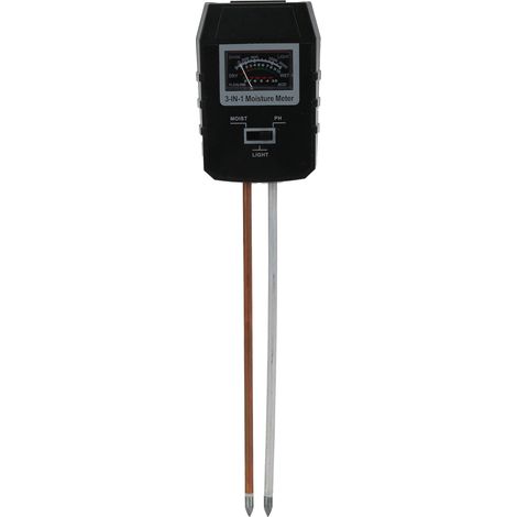 Appareil de mesure du sol, humidimètre, pH-mètre, luxmètre, analyseur d'humidité multifonctionnel (1/5)