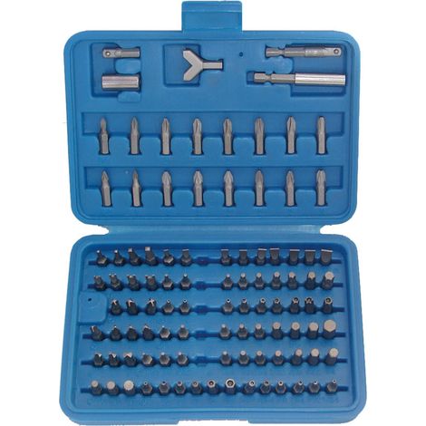 Juego de puntas de seguridad entrada 6,3 mm (1/4") 100 piezas (1/4)